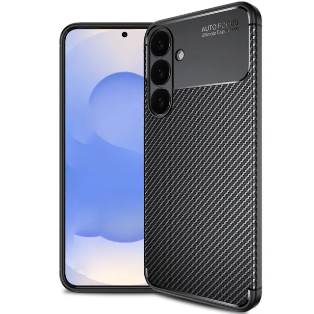 Θήκη Ancus AutoFocus Carbon Fiber για Samsung SM-S931 Galaxy S25 5G Μαύρη