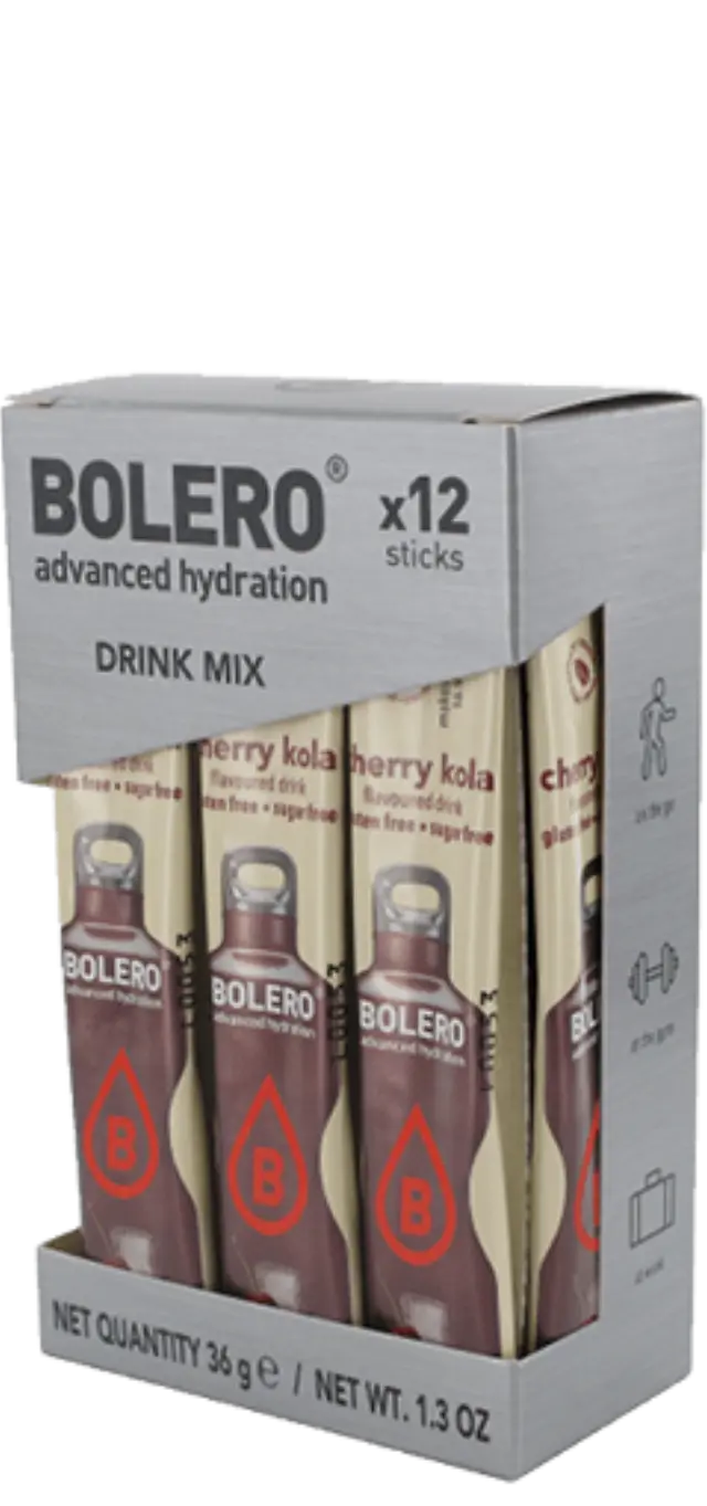 BOLERO Κεράσι & Κόλα - Χυμός σε σκόνη για 0,5L (Κουτί των 12x3gr)