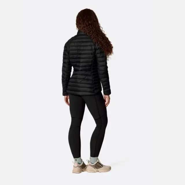 Rab Microlight Alpine Down Hoody Γυναικείο Πουπουλένιο Μπουφάν Black - Small 2