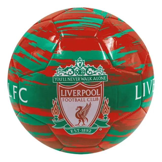Μπάλα ποδοσφαίρου Liverpool FC football crest red/turquoise, size 5 124440
