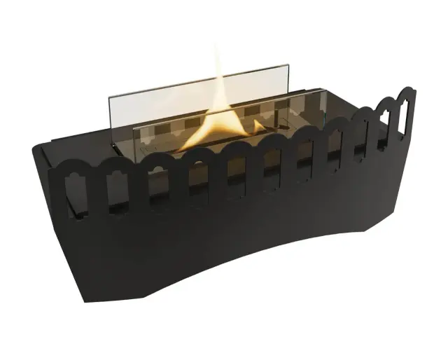 Τζάκι Classic Tenderflame με διάρκεια καύσης 3 - 4 ώρες, χωρητικότητα δεξαμενής 1000ml και διαστάσεις 41x23x17cm - Black TF-100133 2