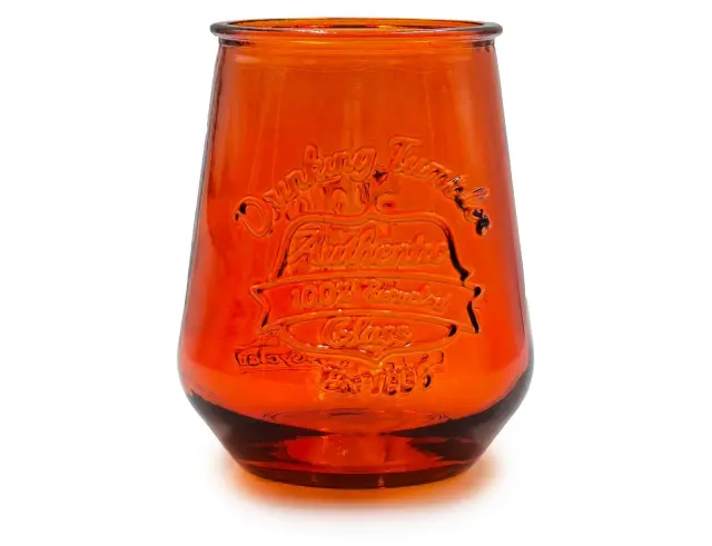 Ποτήρι Glass Drops Αuthentic Est. 1896 (2396DB08) Από ανακυκλωμένο γυαλί, Χωρητικότητας 400ml, Διαστάσεων Ø 9 x Υ 11 cm, Orange 2396DB08 2