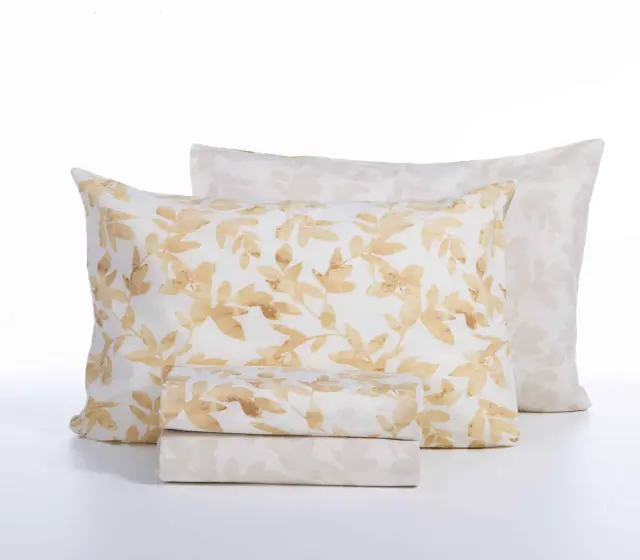 ΣΕΤ ΣΕΝΤΟΝΙΑ ΒΑΜΒΑΚΕΡΑ KING SIZE SENCIL ΜΕ ΛΑΣΤΙΧΟ NEF-NEF HOMEWARE GOLD 2