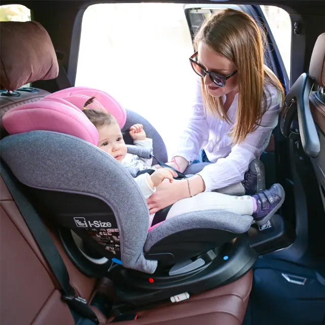 Lorelli Κάθισμα Αυτοκινήτου 40-105εκ. "Proxima" i-Size Isofix 360º Pink & Grey Ροζ 2