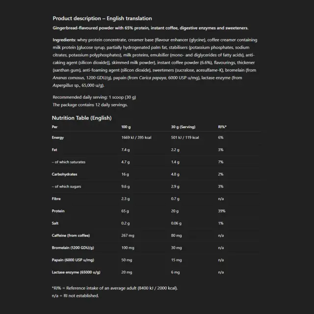Nutriversum Protein Coffee 2