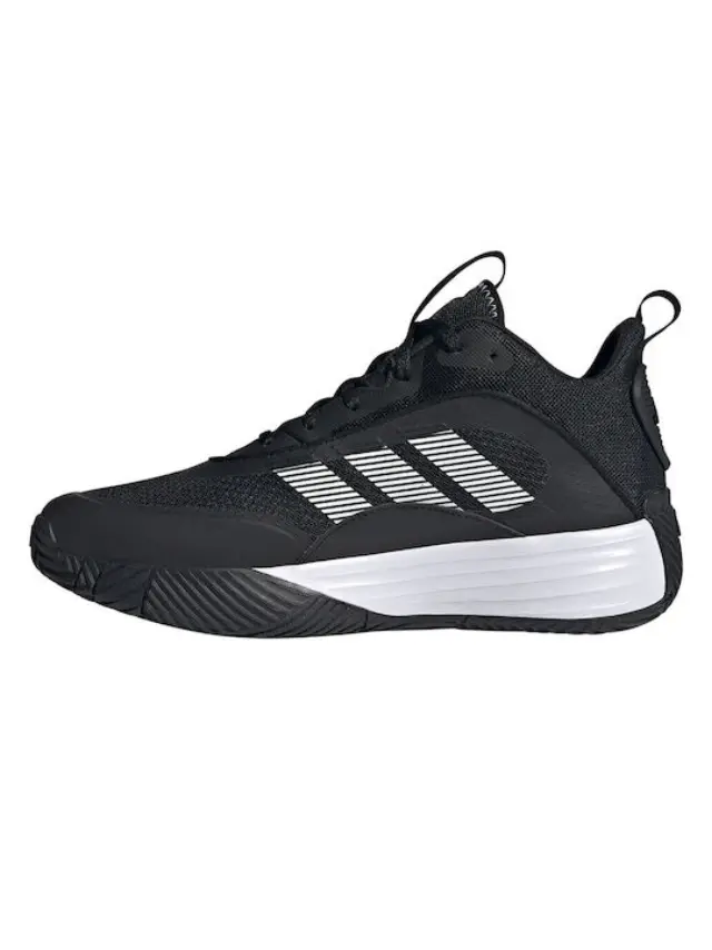 adidas Ownthegame 3.0 Ψηλά Μπασκετικά Παπούτσια Μαύρα - 45 1/3 2