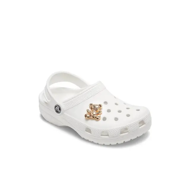 Crocs Jibbitz Gold Teddy Bear (10011085-UNC) - MULTI-COLOR - One Size 3