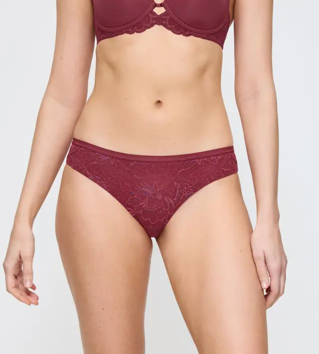 Triumph Σλιπ Amourette Charm T Brazilian 01 Burgundy