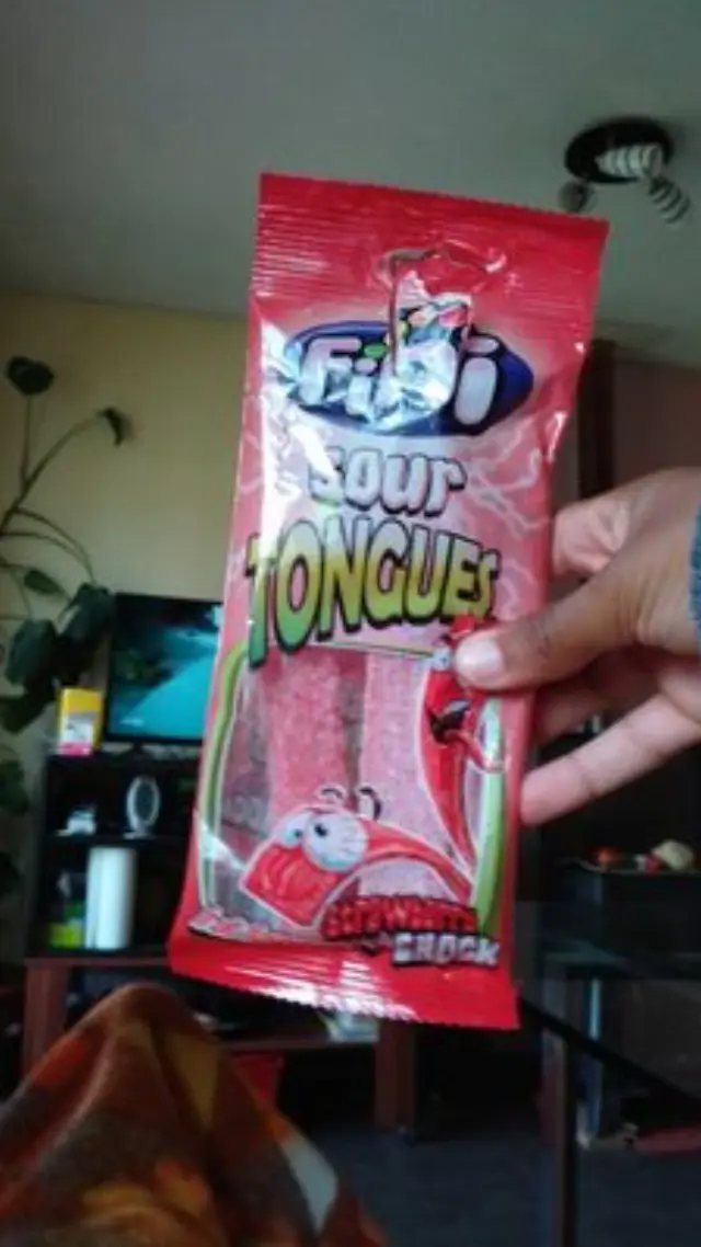 Fini Ζελεδάκια Sour Tongues - Με γεύση Φράουλα (100g)
