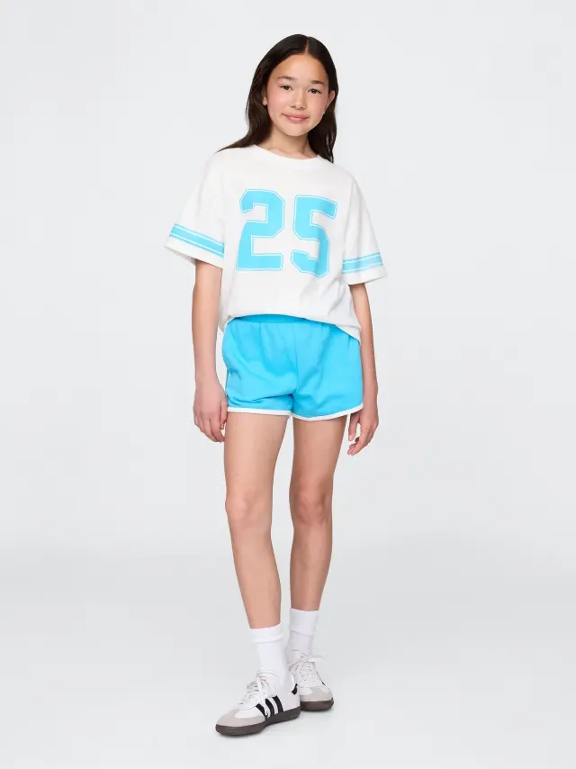 Παιδικό Σορτς Vintage Soft Dolphin από Βαμβάκι Cyan blue