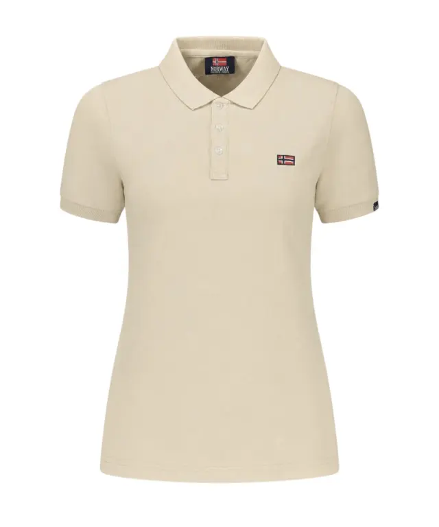Norway Nautical School - Γυναικείο Μπλουζάκι Polo 858710-BEIGE Μπεζ - M