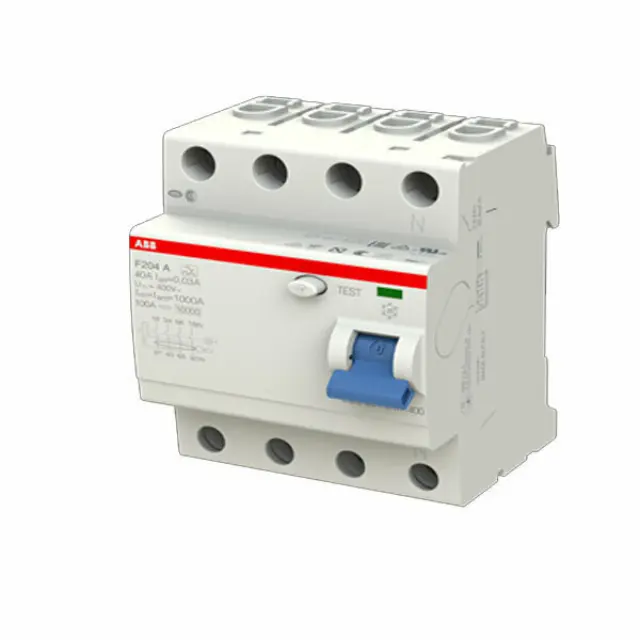 F204 A-40/0.1 Residual Current Circuit Breaker 4P A type 100 mA
