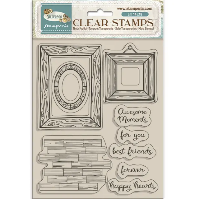 Σφραγίδα Stamperia 14×18 cm, Alterego, Frames