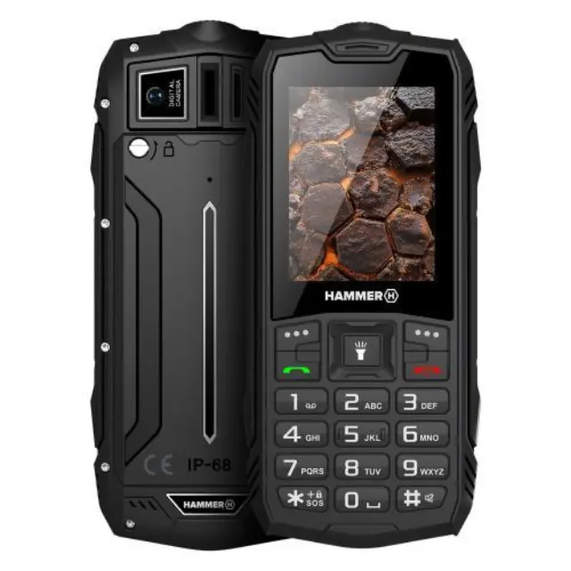 Κινητό Τηλέφωνο Hammer Rock LTE (Dual SIM) Μαύρο N69193