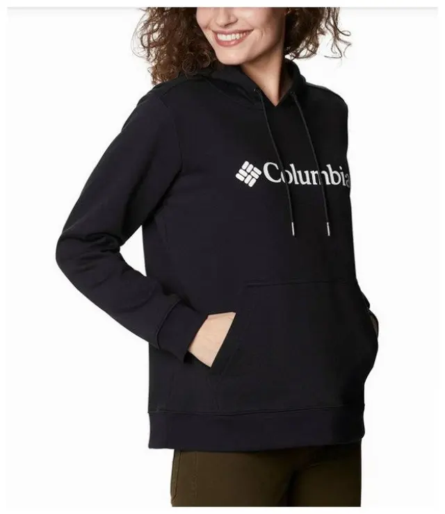 Logo Hoodie Black White Γυναικείο Φούτερ Columbia - 1895751-012 - L 3