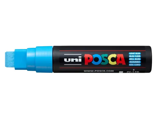 Μαρκαδόρος Σχεδίου Uni Posca PC-17K με πάχος μύτης 15.0mm - Light BluePC-17K(E) - AN-MΠΛE