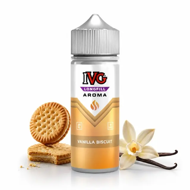 Vanilla Biscuit 20ml (120ml) - IVG Flavorshots