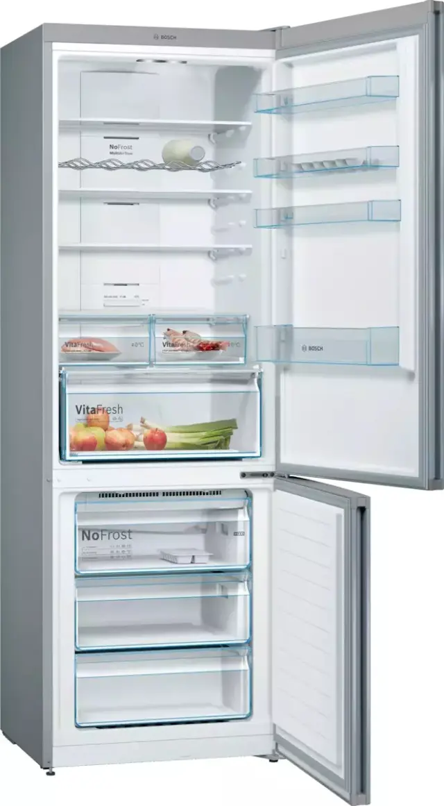 Bosch KGN49XIEA Ψυγειοκαταψύκτης 438lt NoFrost Υ203xΠ70xΒ67εκ. Inox 2