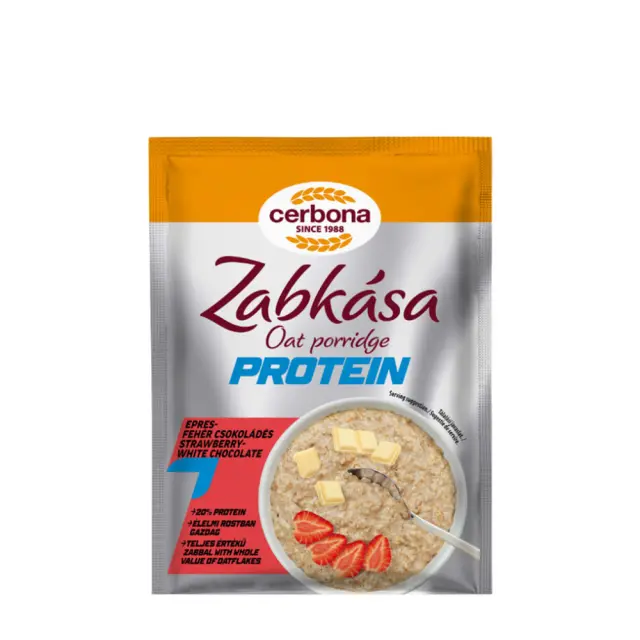 Cerbona Strawberry-White Chocolate Protein Porridge