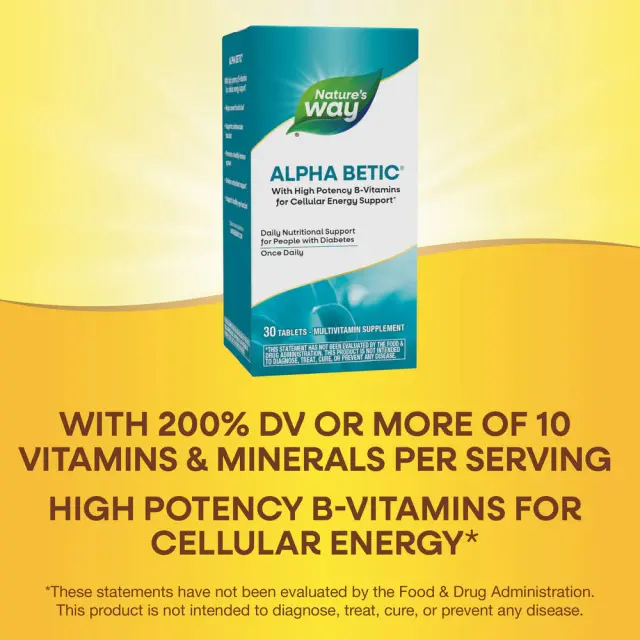 Nature's Way Alpha Betic® Multivitamin 3