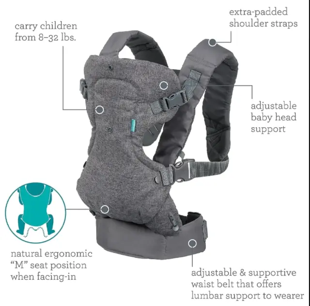 INFANTINO FLIP 4-IN-1 CONVERTIBLE CARRIER 3
