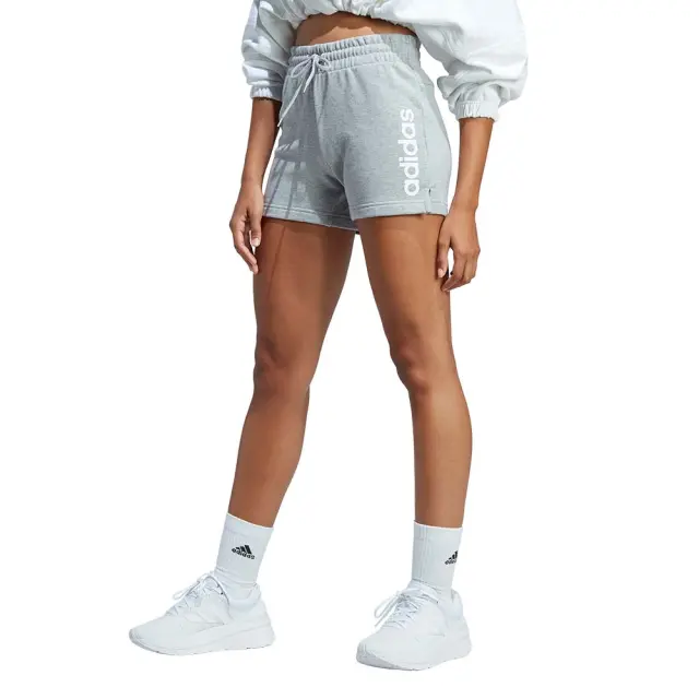adidas Sportswear Women's Linear French Terry Shorts Γκρι IC4443 (adidas Sportswear) - Medium