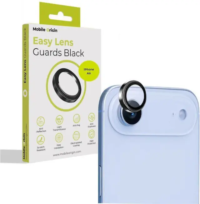 Mobile Origin Easy Lens Guards, black - iPhone 17 Air