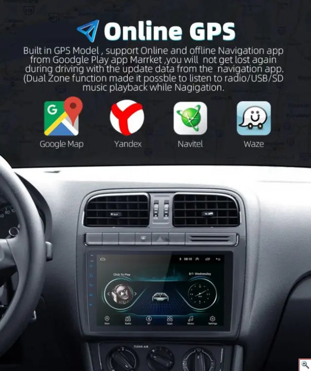 Ηχοσύστημα αυτοκινήτου 2DIN - 9'' - Android - 000154 2