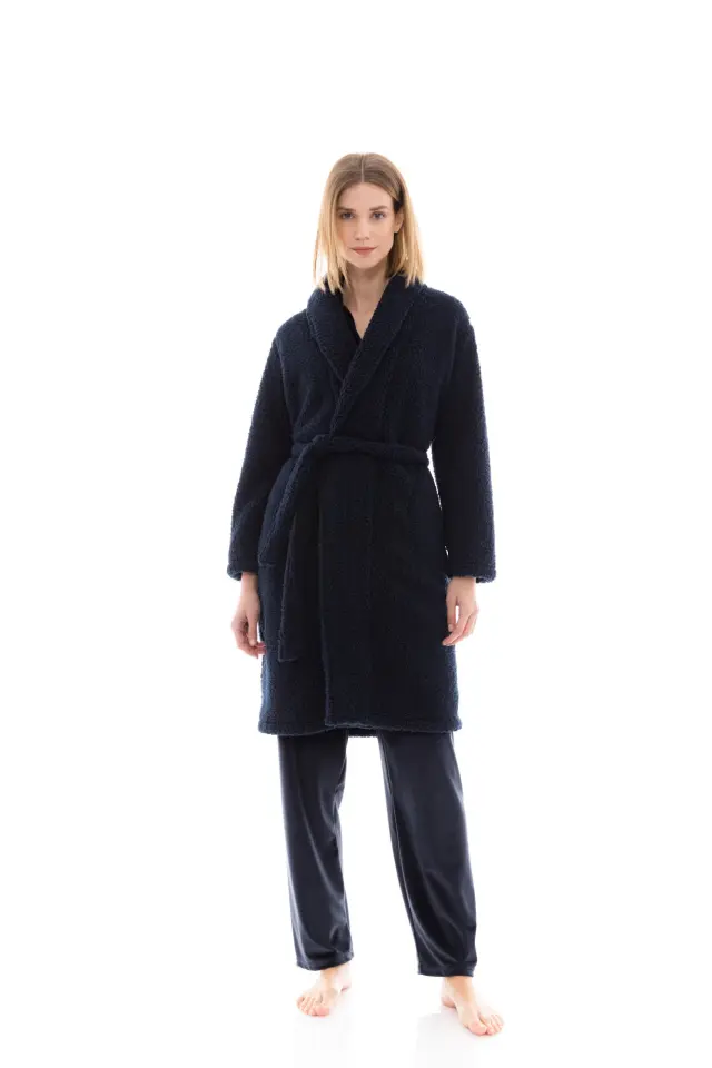 W1480 - Skin - ROBE LONG FLEECE FLUFFY