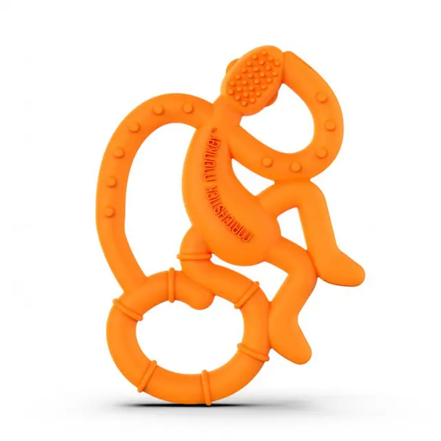 Μασητικό Matchstick Monkey Mini Teether Orange 3