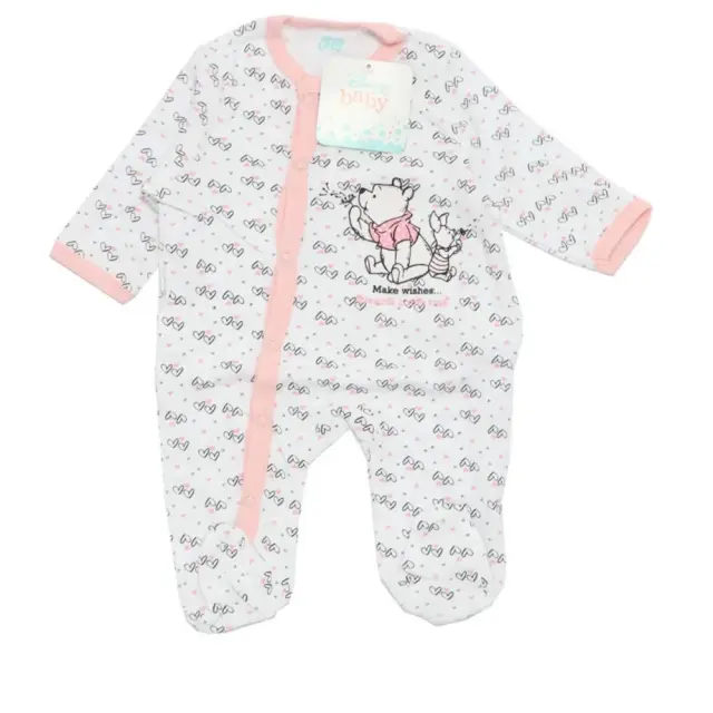 Φορμάκι Μακρυμάνικο Pooh White Pink Make Wishes 8030266 - 12 M (80cm)