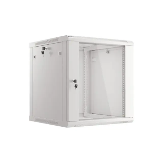 Lanberg Καμπίνα Rack 19" 12U 600X600 Gray V2 (WF01-6612-10S)