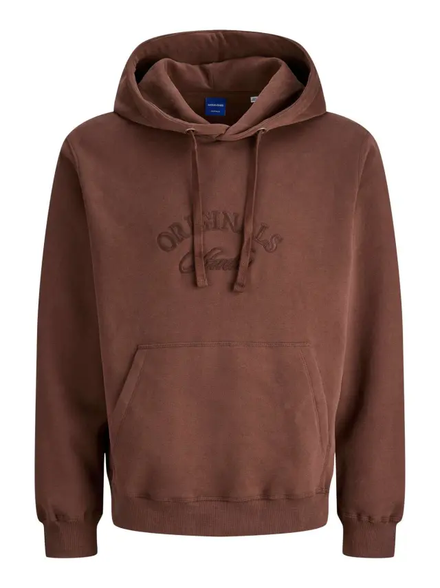 JORBLEECKER BRANDING SWEAT HOOD BF Deep Mahogany