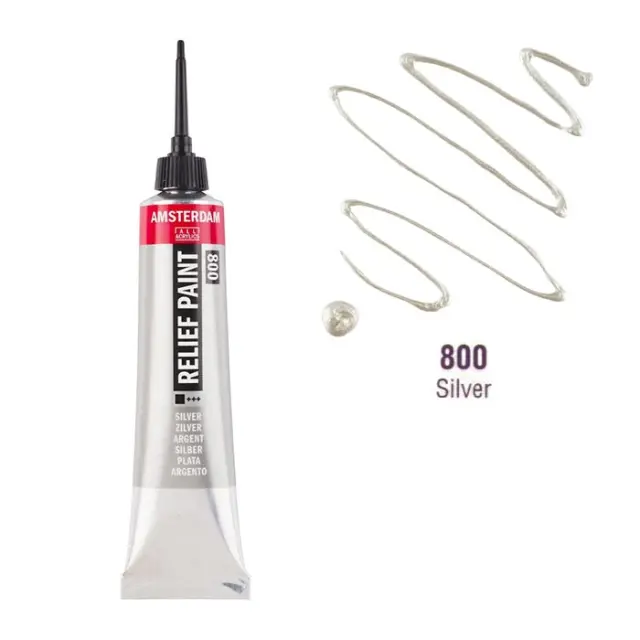 Talens Amsterdam Περίγραμμα, 800 Silver - 20ml