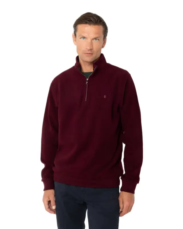 The Bostonians Big amp; Tall ανδρικό φούτερ half zip regular fit 3RO1000X-4