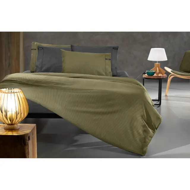 Παπλωματοθήκη Μονή Guy Laroche Minimal Khaki 165x225
