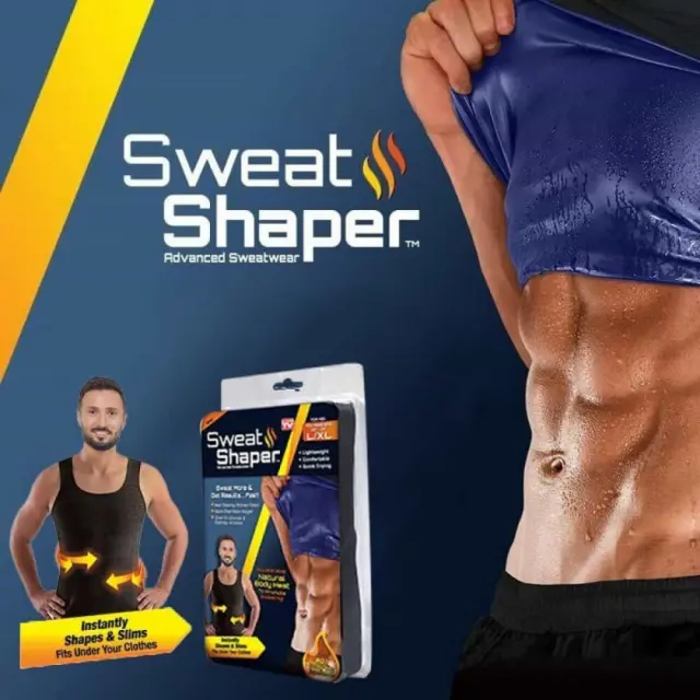 Sweet Sweat T-shirt Ανδρική Μπλούζα Εφίδρωσης & Αδυνατίσματος - 2XL/3XL 3