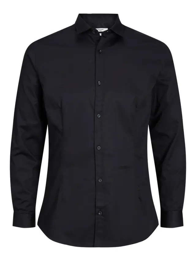 JPRBLAPARMA SHIRT L/S NOOS - Black