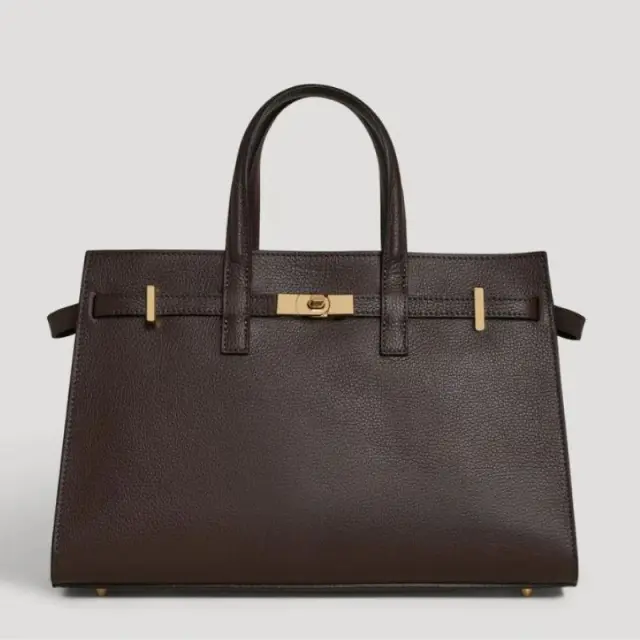 Δερμάτινη Τσάντα Χειρός Sveva 1019142 SV-DO-TM Καφέ - ONESIZE