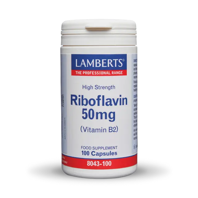 Lamberts Riboflavin Βιταμίνη 50mg 100 κάψουλες 3