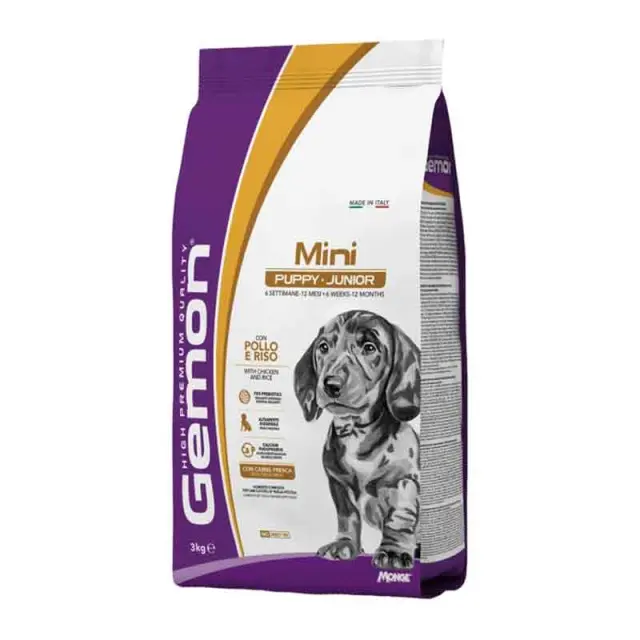 Gemon Mini Puppy & Junior Ξηρά Τροφή για Κουτάβια με Κοτόπουλο & Ρύζι 3kg