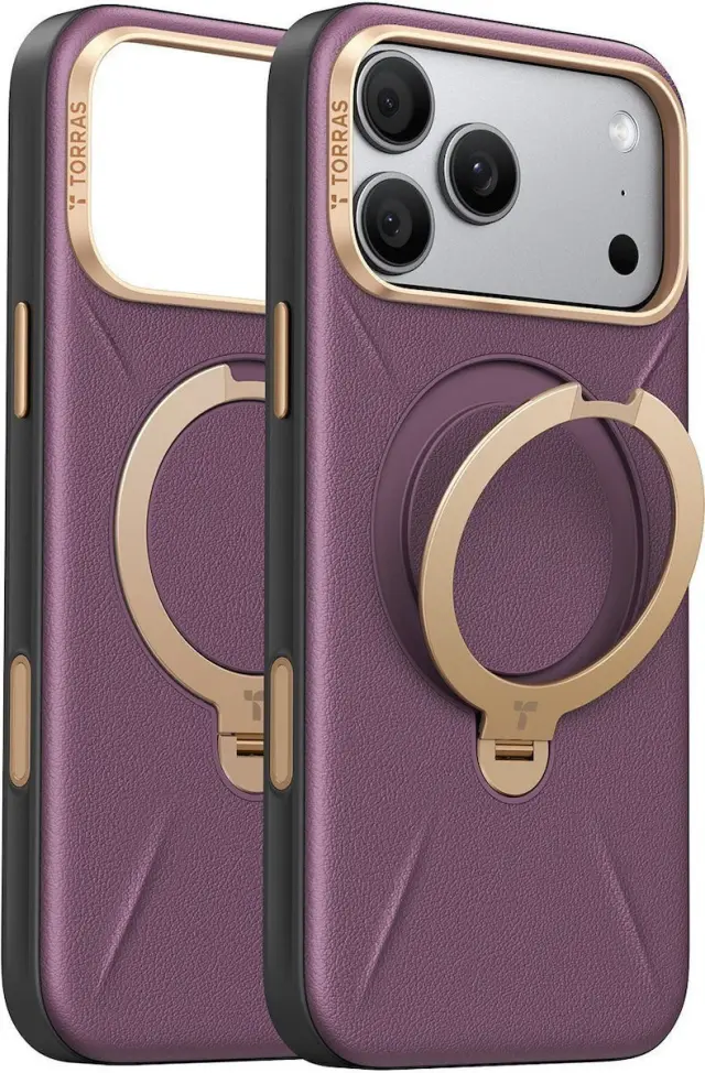 Torras Ostand Q3 VegSkin, purple - iPhone 18 Pro