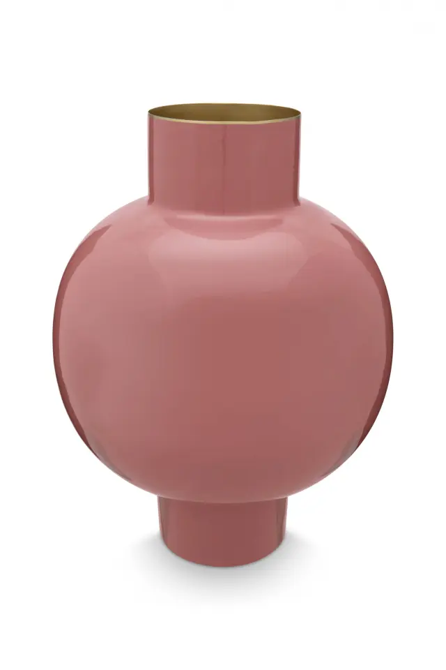 PIP STUDIO ΒΑΖΟ ΜΕΤΑΛΛΙΚΟ ΡΟΖ 42cm - One size