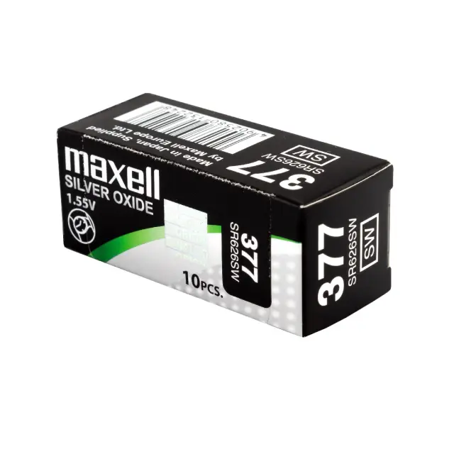 Buttoncell Maxell 377-376 SR626SW SR626W SR66 LR626 Τεμ. 1 2