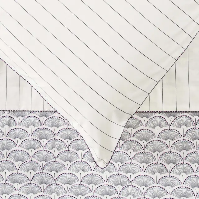 Σεντόνι Υπέρδιπλο Descamp Ombelle Ivory 240x300 3