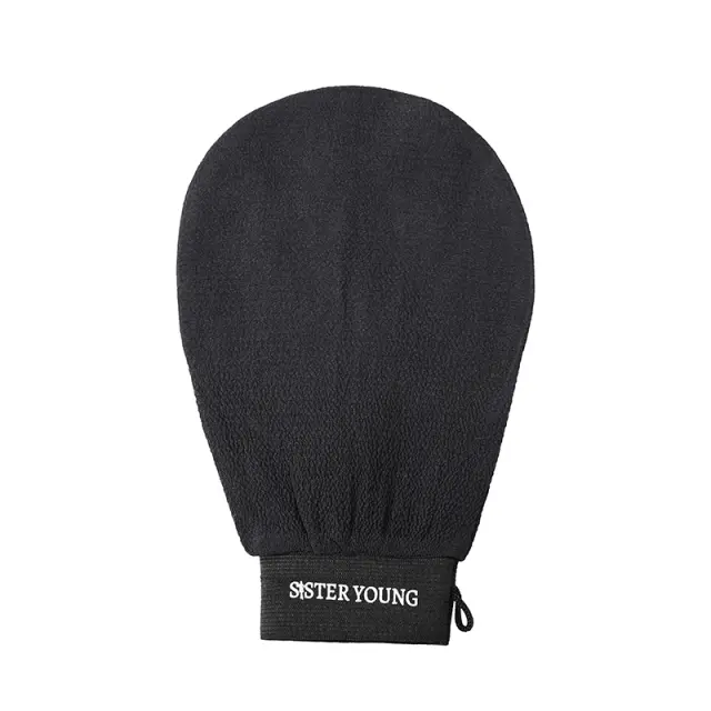 Sister Young Nova Body Glov Black Επαναχρησιμοποιούμενο Γάντι Απολέπισης Σώματος