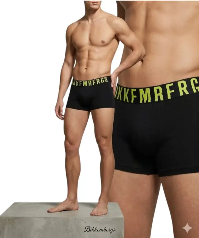 Bikkembergs - Ανδρικά Μποξεράκια 3Pack BKK1UTR16TR-BLACAS Μαύρο 3