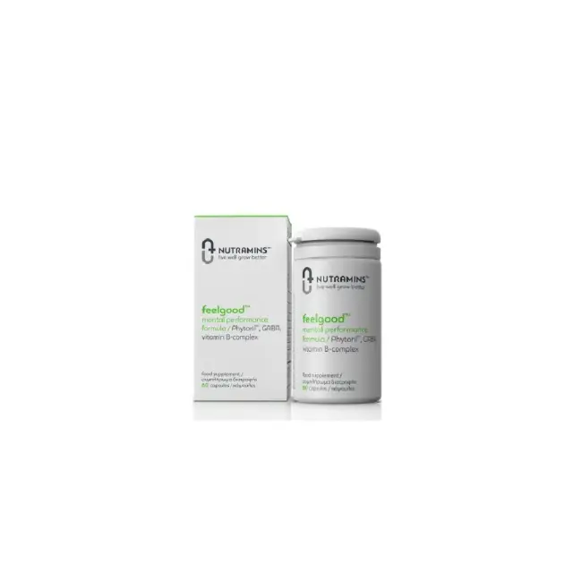 Nutramins Feelgood - Άγχος, Μνήμη, 60 caps