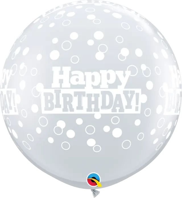 3Π Birthday Confetti Dots-A-Round Διάφανο /2 τεμ