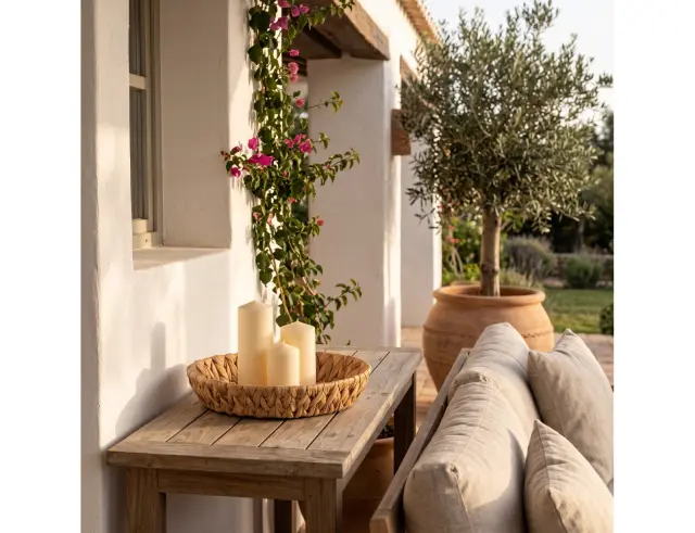 Διακοσμητικό καλάθι με διαστάσεις 30x30x6cm BD2000220